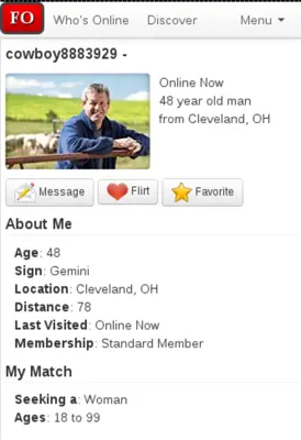 FarmersOnly Dating android App screenshot 0